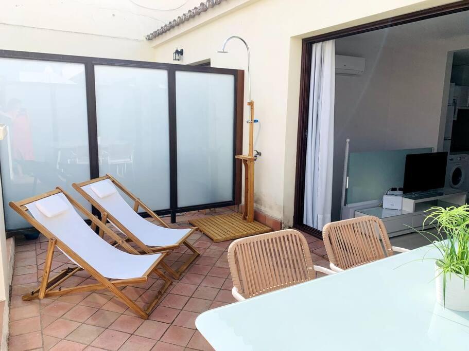 Apto. Con Terraza Privada Centro Sevilla Exterior foto